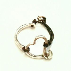 New with Tags Uno de 50 Silver Heart Bracelet